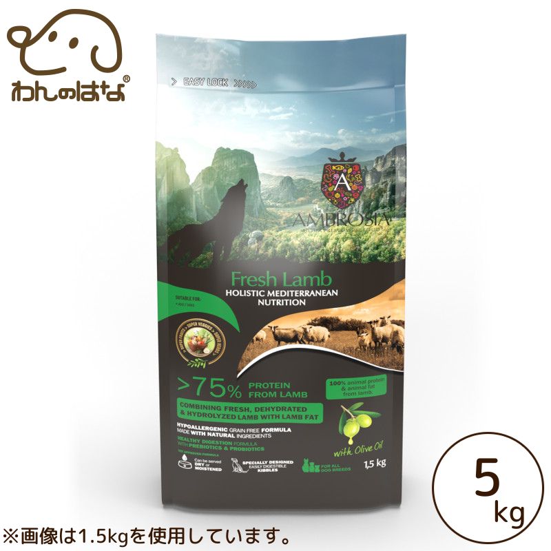 【AMBROSIA】HMN ラム 5kg|わんのはな公式店