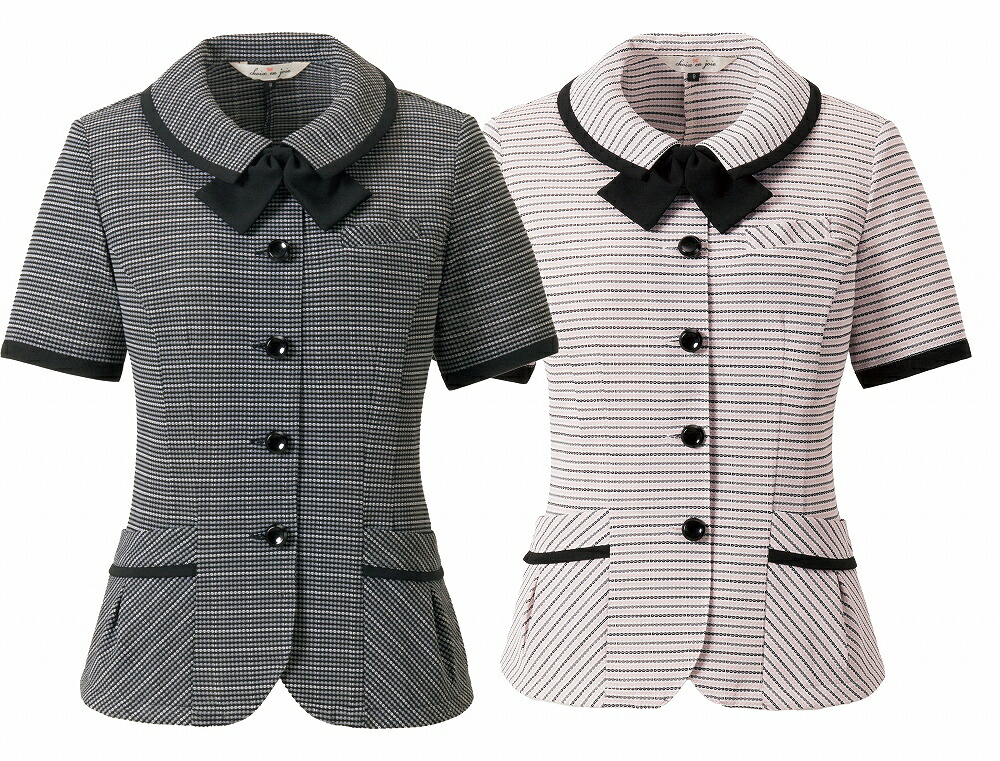 【取り寄せ】enjoie アンジョア オーバーブラウス（リボン付） 26500 (ZQ045) 21～25号 春夏 2025Spring＆SummerCollection