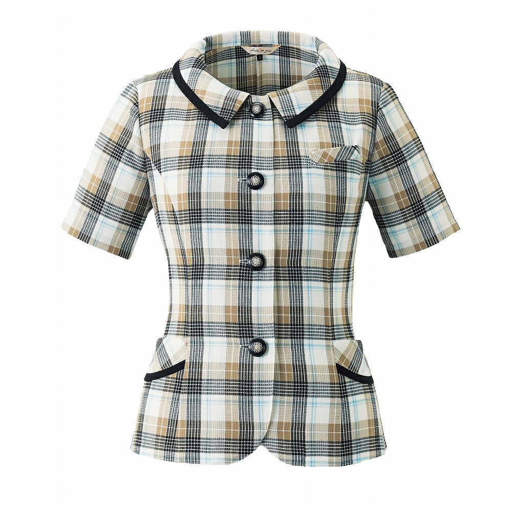 【取り寄せ】enjoie アンジョア オーバーブラウス 26665 (ZQ063) 17・19号 春夏 2025Spring&SummerCollection