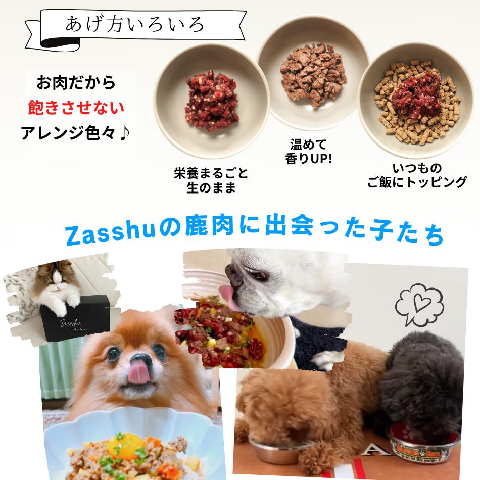 送料無料 犬 国産 ウェットフード 1kg ペットフード 鹿肉 袋タイプ ドッグフード 生肉 鹿肉ミンチ 極上 通販