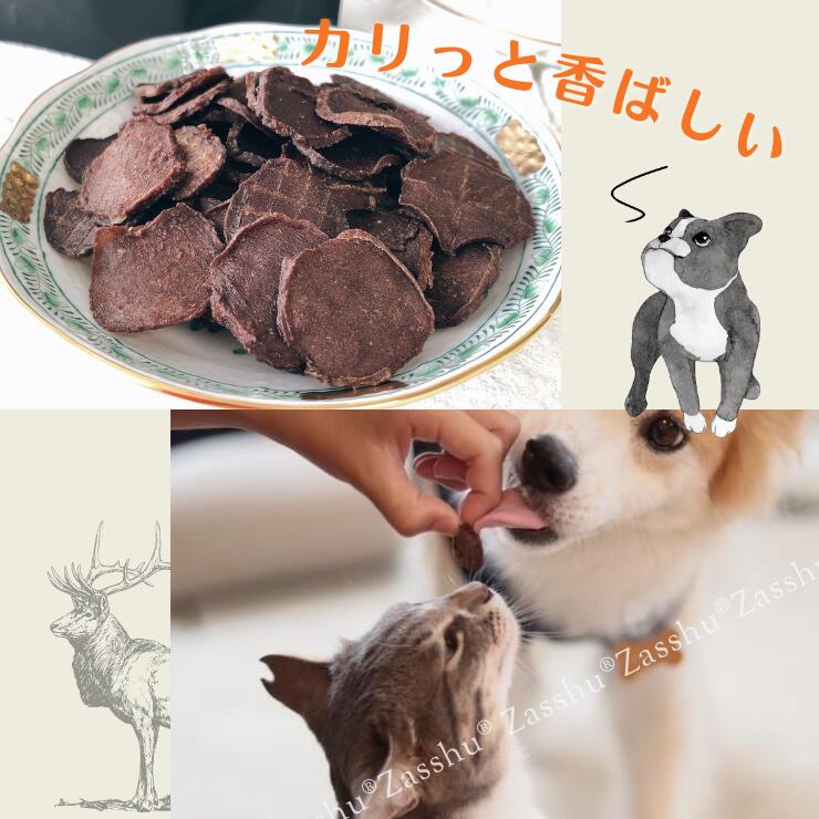 送料無料 鹿もも肉チップス1袋 犬 オヤツ 手作り 犬のオヤツ オヤツ 鹿肉 おやつ 猫 国産 ドッグフード ペットフード シニア 犬用 小分け 長持ち 犬のおやつ (もも肉チ1) キャットフード 100% 無添加 鹿 ジャーキー いぬ ドッグフード・サプリメント | freireoliveira.com.br