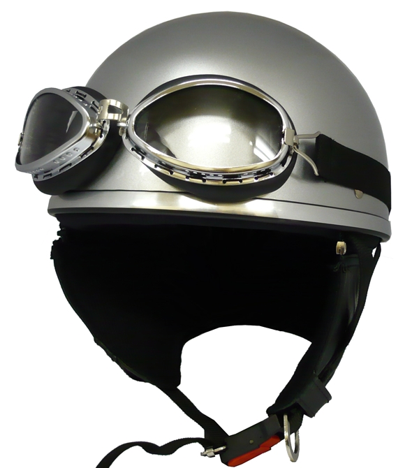 楽天市場】ポイント2倍！ZK-200 ヘルメット装飾ゴーグル付きビンテージ 