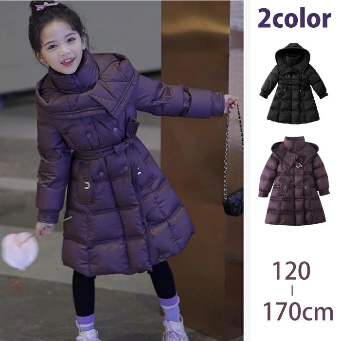 暖 コットン ロング丈 ジュニア 厚手 リンクコーデ 上着 子供服 5,180円