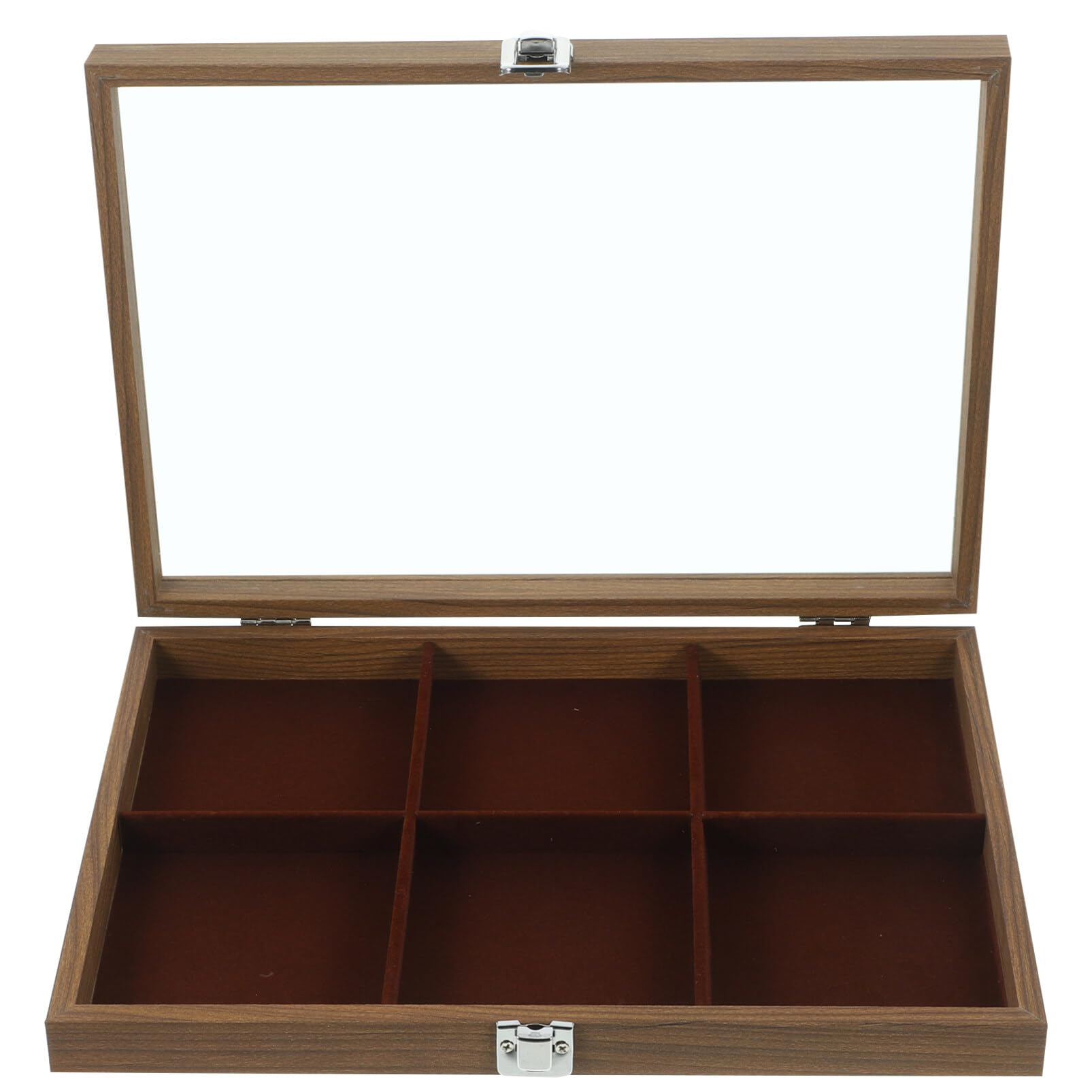 楽天市場】NUOLUX透明蓋付きジュエリーオーガナイザーボックス14インチ