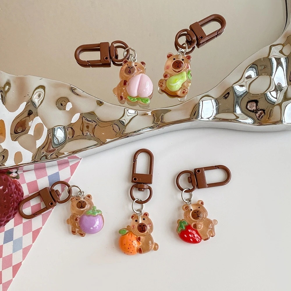 楽天市場】カピバラ キーホルダー クリエイティブ オーナメント
