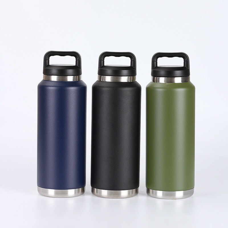 吸い筒 1000ml 無意味さ断熱炭酸瓶 ステンレス鋼 麦酒聞き入れる 手持ち部分保持者付 持ちはこぶ パウダーコンパクト