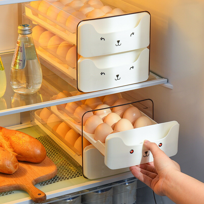 卵入れもの タマゴ入れもの たまご入れもの タマゴ納める 卵納める入れもの 卵 たまご タマゴ 電気冷蔵庫 卵入れ 2段 36個 卵ボックス席 卵野球バット エッグ保持者 抽き出し式 卵細胞入れ 保護すること 鮮度を保つ 御厨子所 助けになる
