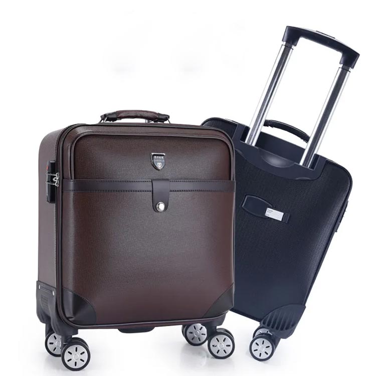 スーツケース Sサイズ 34L キャリーバッグ 機内持ち込み 横型 ビジネス ソフトスーツケース 4輪 PU 革 軽量 静音 キャリーケース ソフトキャリー ファスナー ジッパー 国内 出張 仕事 日帰り 国内旅行 短期 3泊 2泊 ビジネスキャリー ファスナー｜ZAX