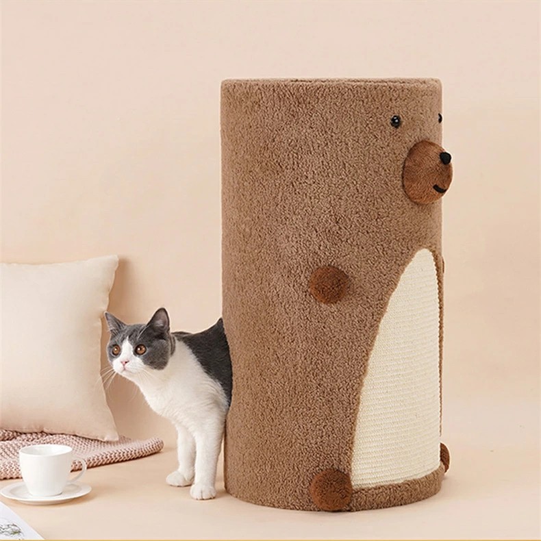 キャットタワー 爪どきタワー かわいい 猫ハウス & おもちゃ 猫ハウス 室内 猫 子猫 ふわふわ ベット おしゃれ キャットタワー|ZAX