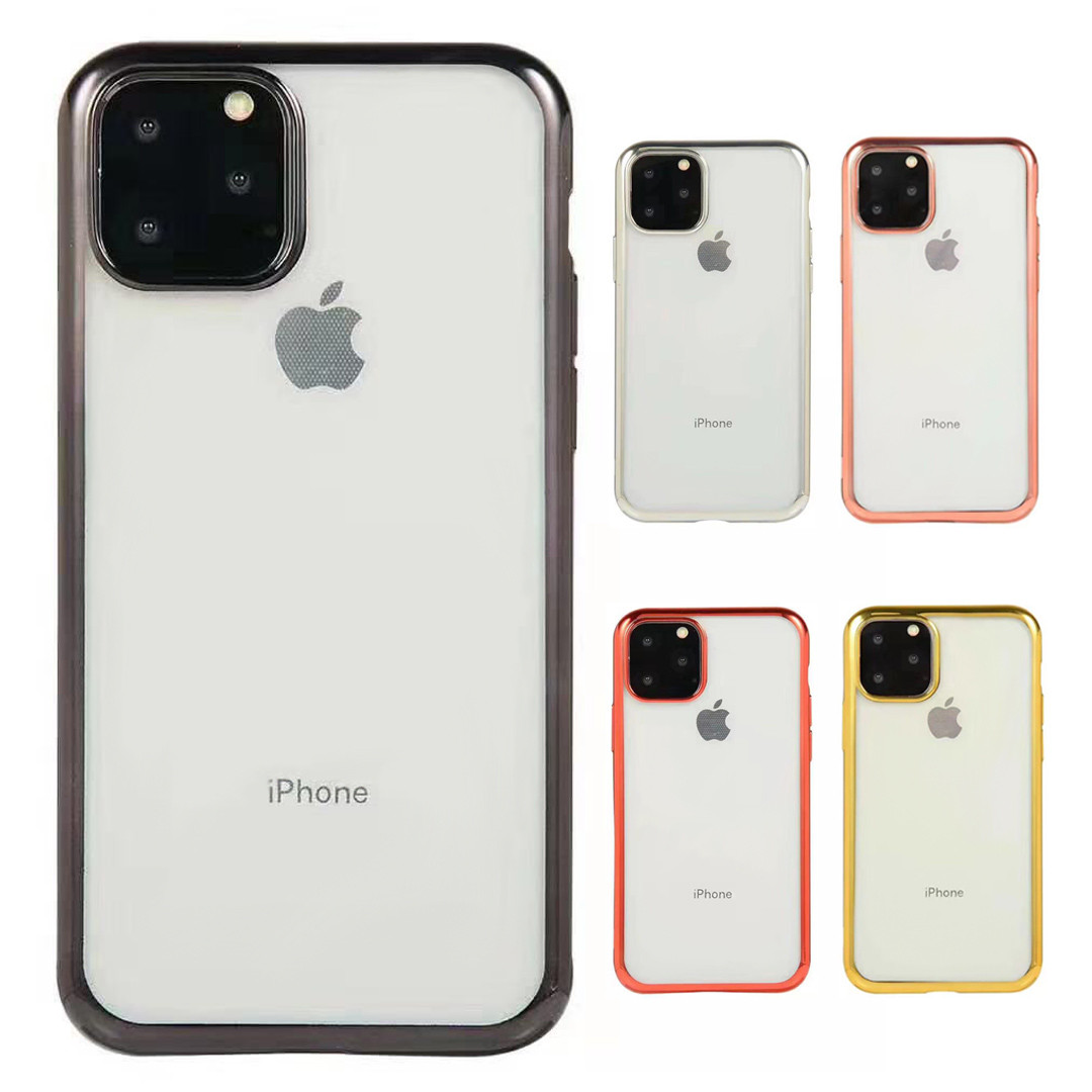 iPhone 11proMAXケース カバー ソフト シンプル メタリック 楽天市場