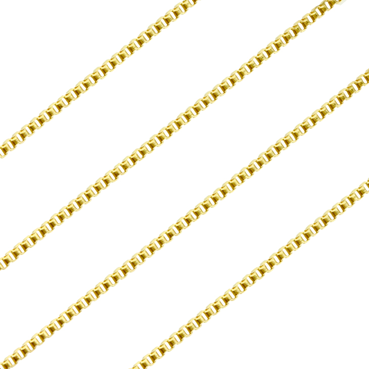 【楽天市場】18金 18k k18 ネックレス チェーン ゴールド チェーン 4面ダイヤカット ベネチアンチェーン k18 ネックレス