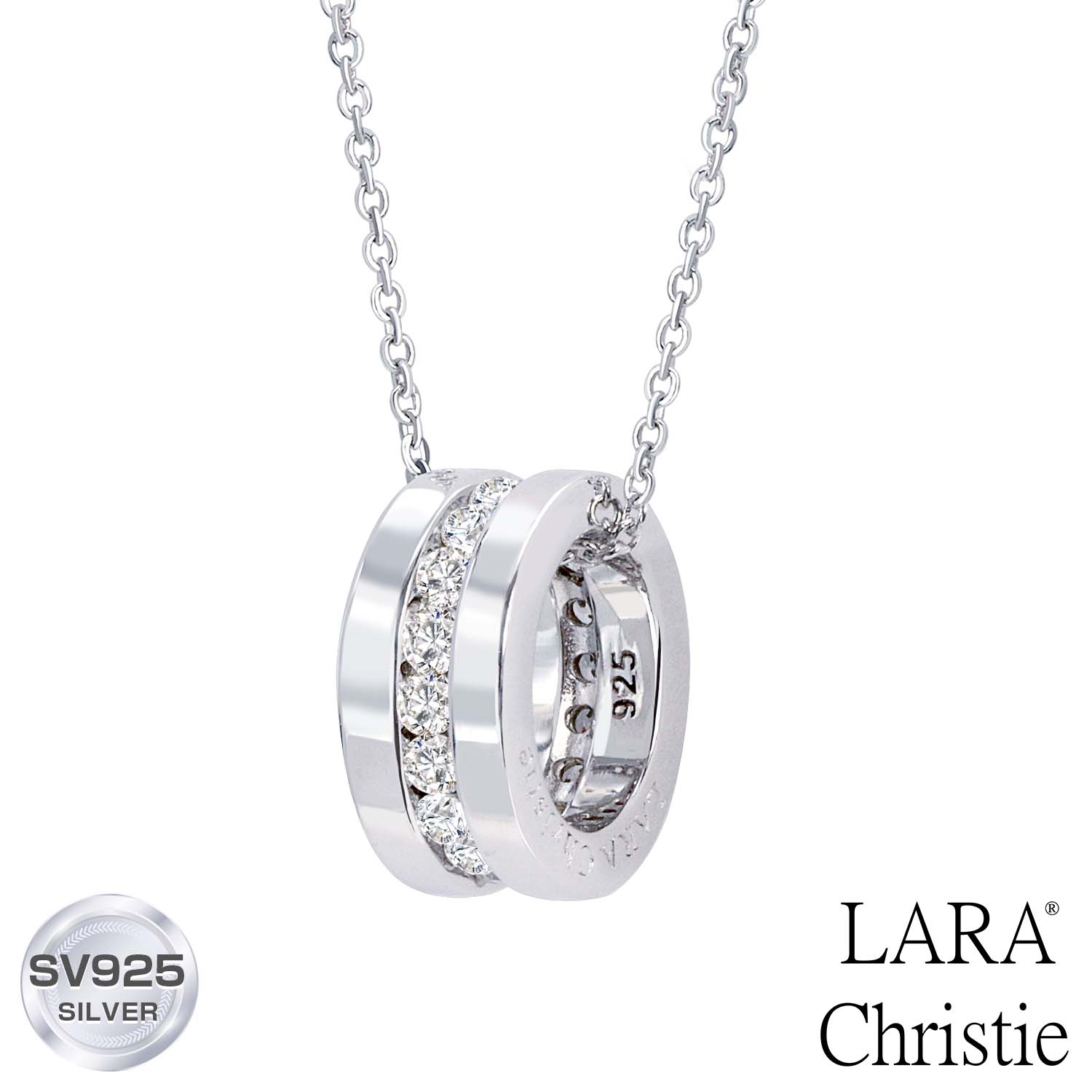 ララクリスティー ネックレス レディース エタニティ WHITE Label p471-w LARA Christie