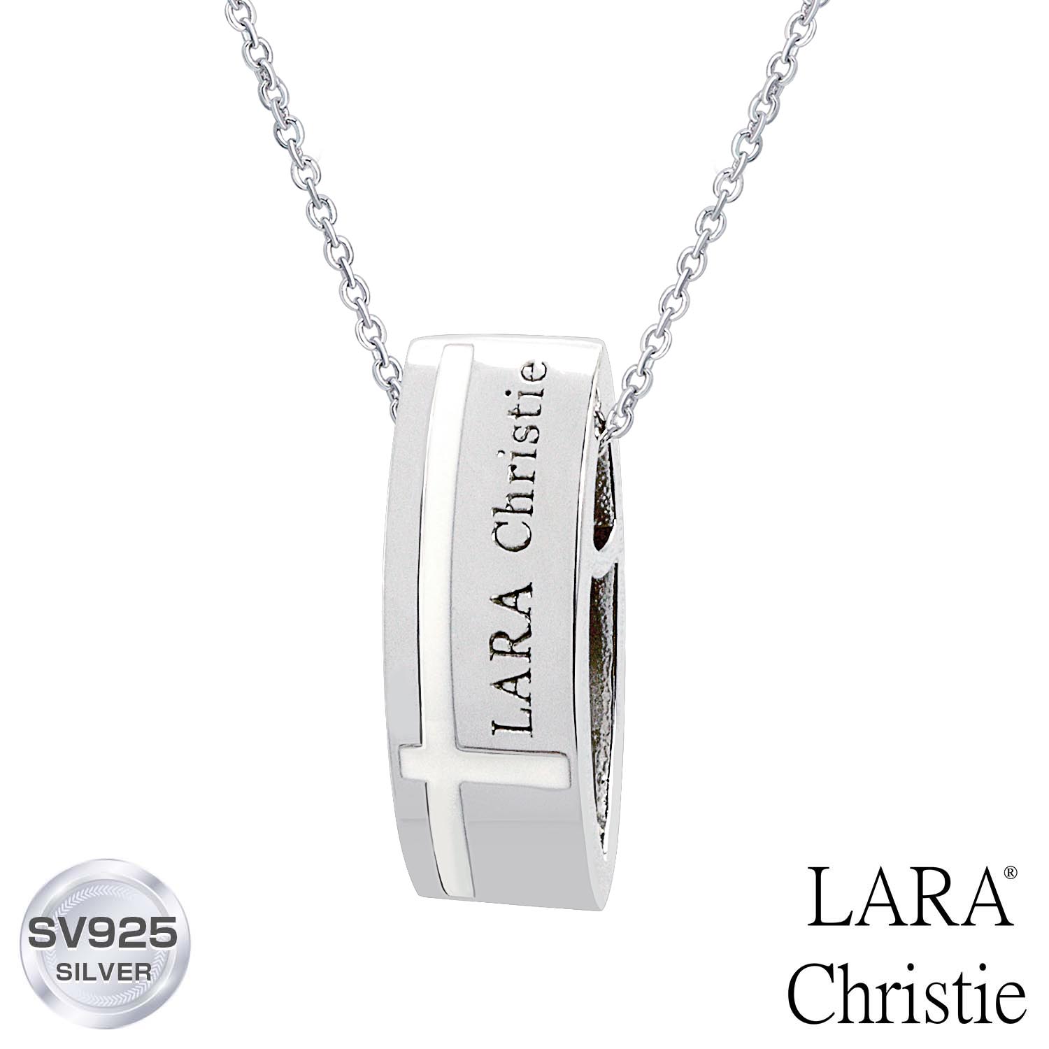【P10倍＋限定クーポン｜お買い物マラソン開催中】ネックレス レディース LARA Christie (ララクリスティー) マリン クロス ネックレス[ WHITE Label ] シルバー 女性 誕生日プレゼント