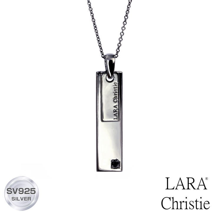 世界有名な ネックレス ペンダント ネックレス シンプル ネックレス メンズ シルバー Label Black ララクリスティー イノセント Christie Lara メンズ Www Dgb Gov Bf