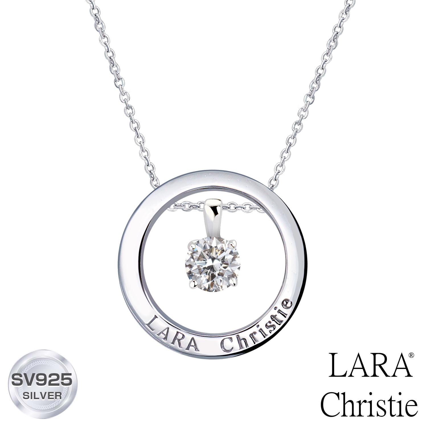 【P10倍＋限定クーポン｜お買い物マラソン開催中】ネックレス レディース LARA Christie (ララクリスティー) ヴォヤージュ ネックレス ホワイト[ WHITE Label ] シルバー 女性 誕生日プレゼント 25,410円