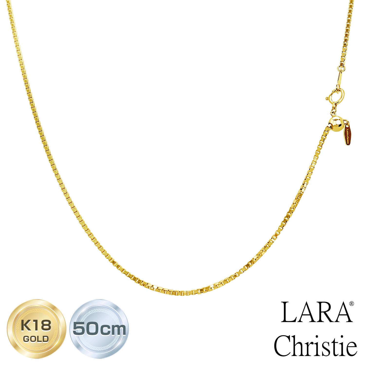 楽天市場】ララクリスティー ネックレスチェーン ベネチアン1.5φ