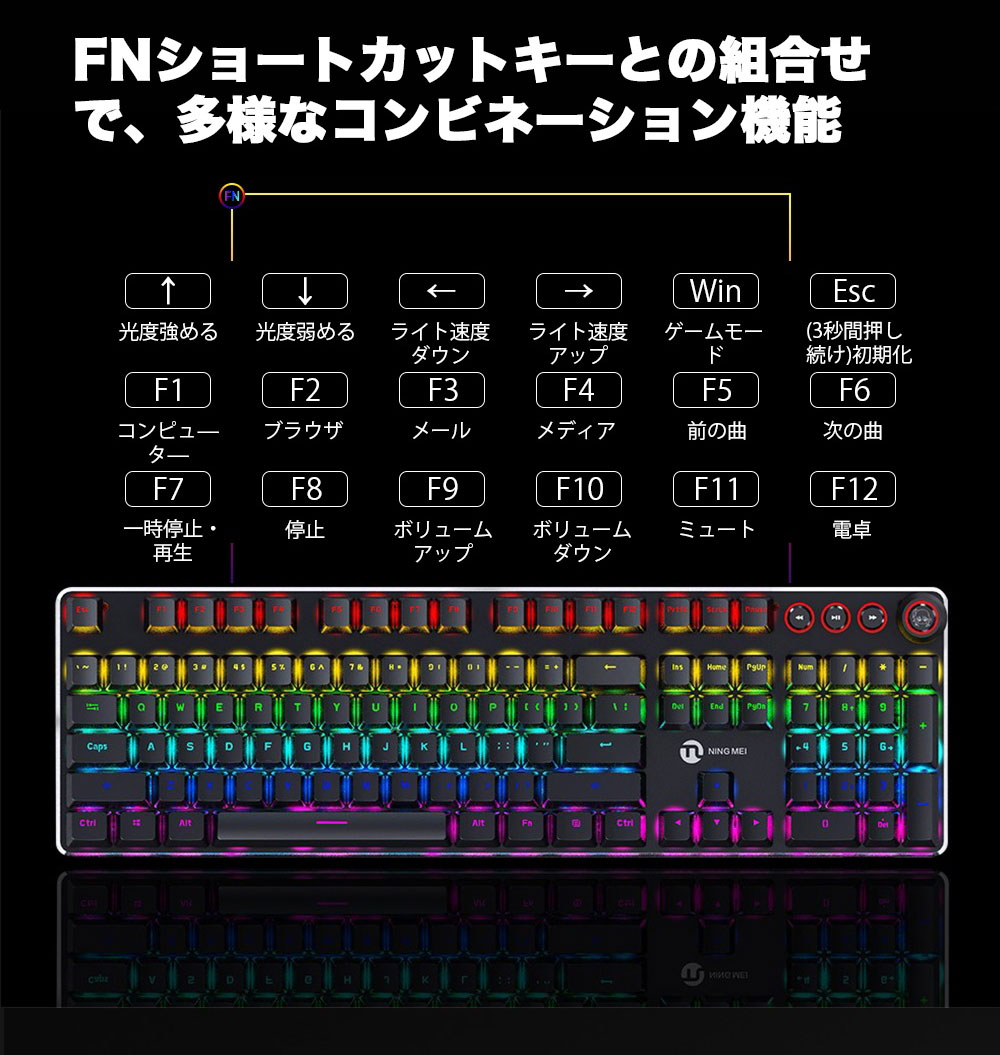 あす手がるい ゲーミング調ボード 機械的 キーボード 青み基柱 ゲーミング キーボード Usb有線 自治変換える 巻厚地の外套 Ledバッグ発火物 打ち安易 メディア制禦 準縄英語申し合わせ Fnキー 有線 Windows Mac Ps4 Switch 青軸 キーボード 給付 童 Cannes Encheres Com