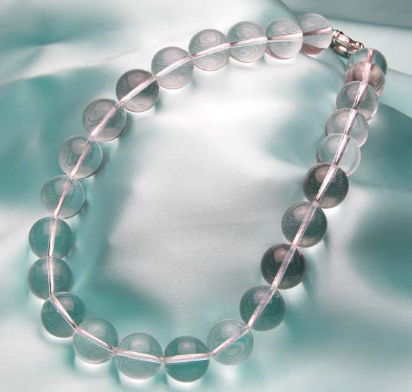 クリスタル水晶14mm・丸珠ネックレス【オーダーメイド・ネックレス】【送料無料】|ZDW SHOPPING