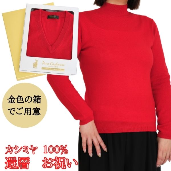 還暦 祝い事 レディース カシミール 100% ハイネック ティーシャツ 御祝 ちゃんちゃんこ の入り代わりに お上さん 赤 編み物 今めかしい おすすめ 差し上げ物 一般受け 貨物輸送無料 祝い事 熨斗 のし 差し上げ物 ラッピング 荷拵え 60代 年がしら 着心地 御膳上等 宛書 M L LL 318