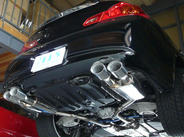 v36スカイラインセダン　中間ストレートマフラー V36スカイラインセダン！オリジナル中間ストレートマフラー