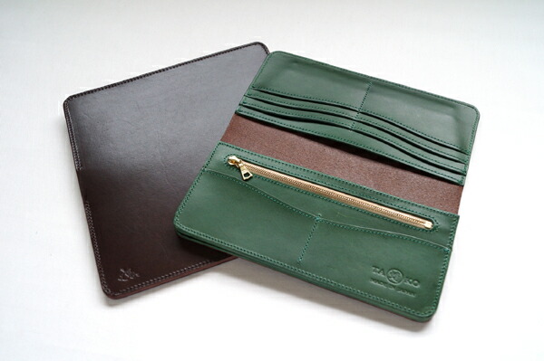 革蛸謹製 TAKOロングウォレット BROWN/GREEN 【smtb-td】【saitama】 21,462円