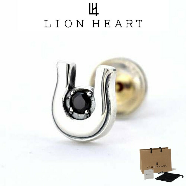 ライオンハート ピアス メンズ ラック スタッズ ピアス SV925 LH-01EA0541 LION HEART メンズピアス 片耳用 1点売り クリスマス 誕生日 プレゼント ギフト 彼氏 【ネコポス】 ブランド 人気 ランキング