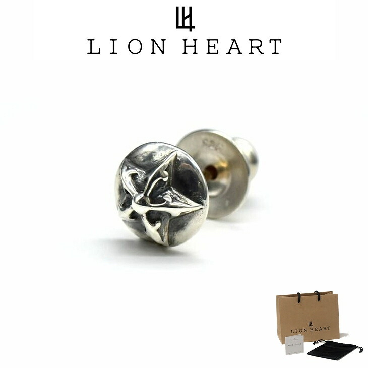 楽天市場】ライオンハート ピアス メンズ コマンダーストーン