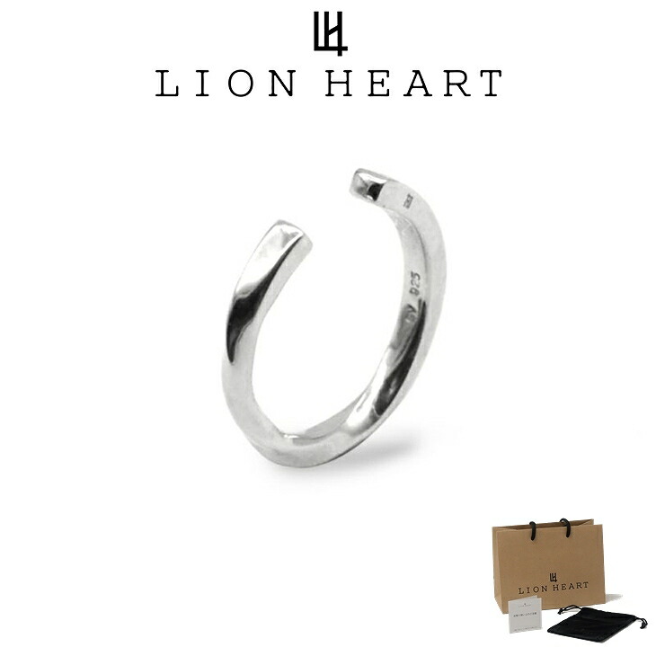 百獣の王ハート型 イヤーカフ イヤリング メンズ イヤーカフ 捩じり SV925 LH-1EC008 LION HEART メンズイヤーカフ 片耳用 1点売り クリスマス 生まれ落ちる日 差し上げ物 差し上げ物 彼 ブランド名 一般受け 度合い