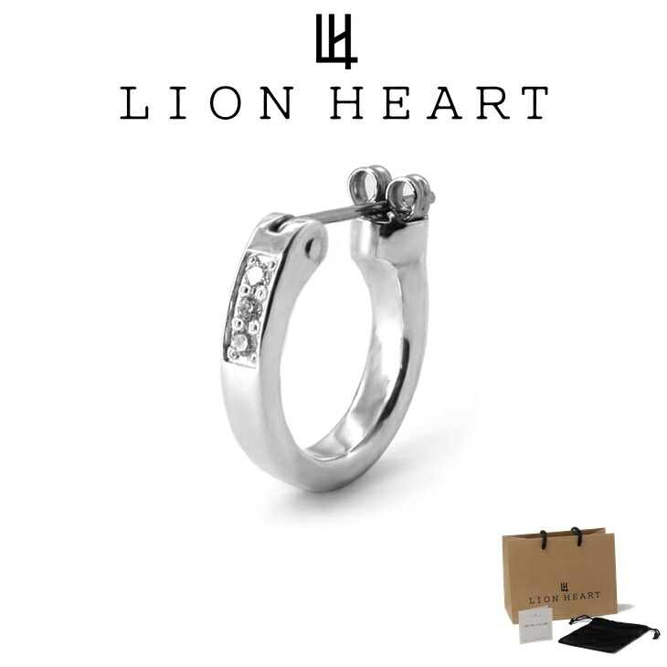 ライオンハート ピアス メンズ クロッシング ピアス era angular SV925 LH-1EA165 LION HEART メンズピアス 片耳用 1点売り クリスマス 誕生日 プレゼント ギフト 彼氏 【ネコポス】 ブランド 人気 ランキング