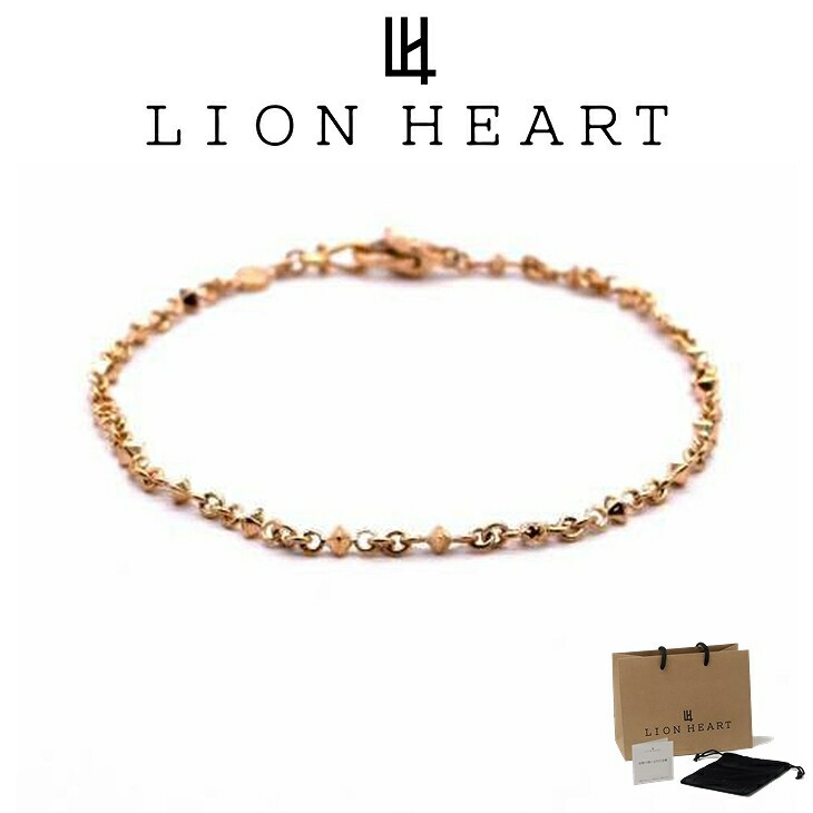 百獣の王ハート型 腕輪 メンズ 金字塔 チェーン店 腕輪 M大きさ K10 10金 LH-01BR039 LION HEART クリスマス 生まれ落ちる日 差し上げ物 差し上げ物 彼 ブランド名 一般受け 度合い