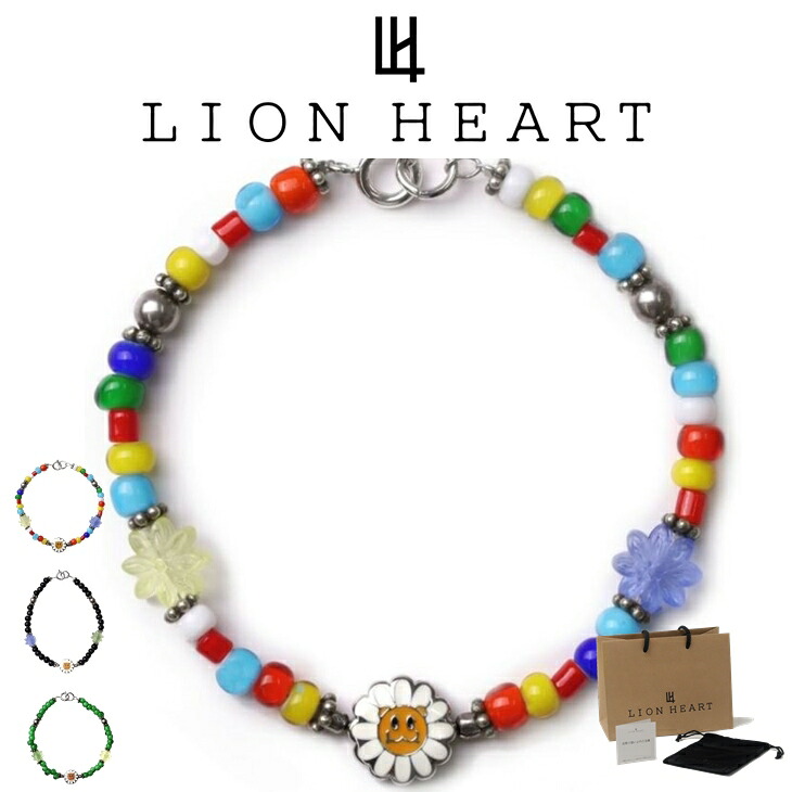 ライオンハート ブレスレット メンズ レディース LH T.H.R フラワーLEO ブレスレット LH-1BR142 LION HEART クリスマス 誕生日 プレゼント ギフト 彼氏 【ネコポス】 ブランド 人気 ランキング