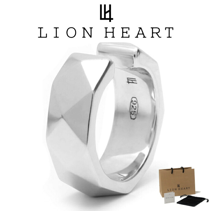 ライオンハート イヤーカフ メンズ シルバー イヤーカフ カッティング SV925 LH-1EC011 LION HEART メンズイヤーカフ 片耳用 1点売り クリスマス 誕生日 プレゼント ギフト 彼氏 【ネコポス】 ブランド 人気 ランキング