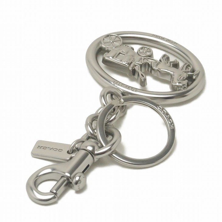 コーチ キーリング ランキング 新作 人気 キーリング アウトレット Coach キーホルダー ネコポス キーホルダー 正規 ホースキャリッジ キーリング コーチ Coach 5397slv ネコポス ブランド 人気 贅沢屋