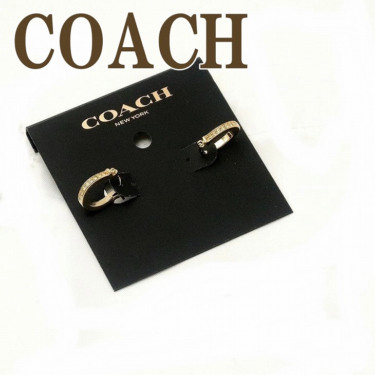 COACH コーチ アクセサリー ピアス ロゴ ラインストーン ブランド 小物