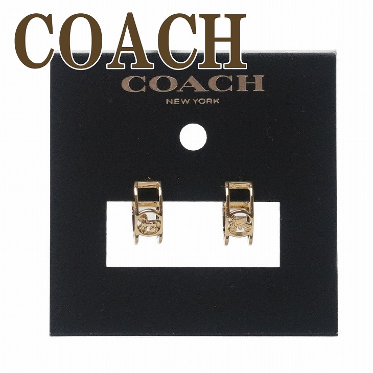 COACH コーチ ピアス ゴールド 金 ブラック 黒 COACH コーチ ピアス Signature Heart Stud Earrings