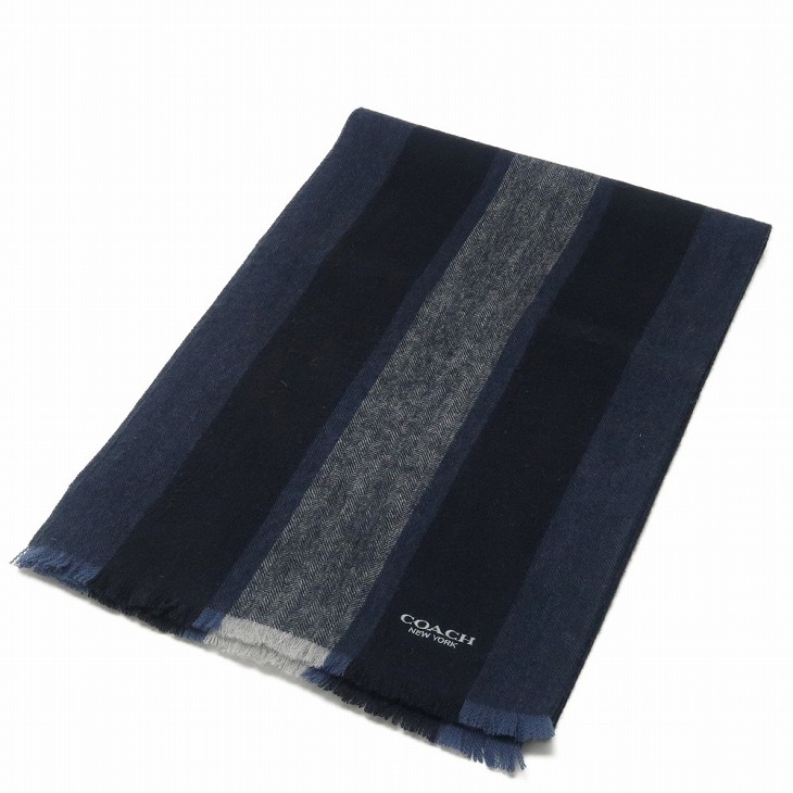 メンズ ブランド 人気 カシミヤ コーチ マフラー コーチ Coach rib ストール カシミヤ混 メンズマフラー ストール 新作 男女兼用 マフラー ランキング メンズ ブラック黒 レディース rib ブランド 人気 贅沢屋