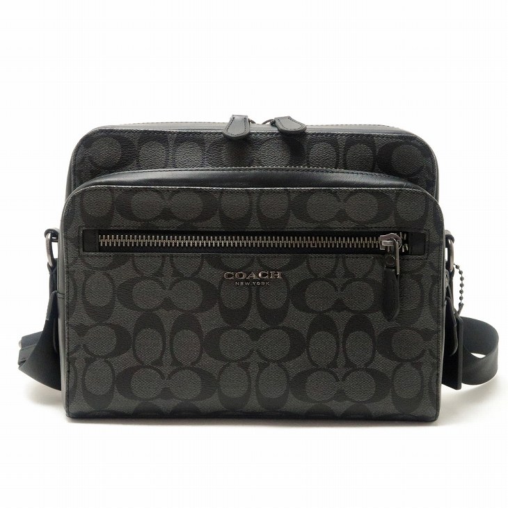 楽天市場 コーチ Coach バッグ メンズ ショルダーバッグ 斜めがけ ブラック 黒 91485qbmi5 ブランド 人気 贅沢屋