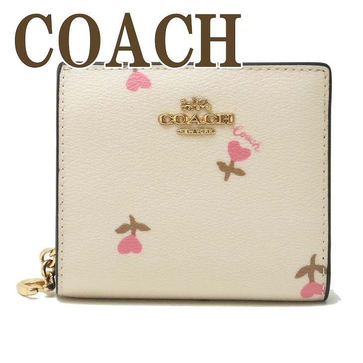 楽天市場 コーチ Coach 財布 レディース 二つ折り財布 花 ハート フローラル フローラ ピンク C2868imcah ブランド 人気 贅沢屋