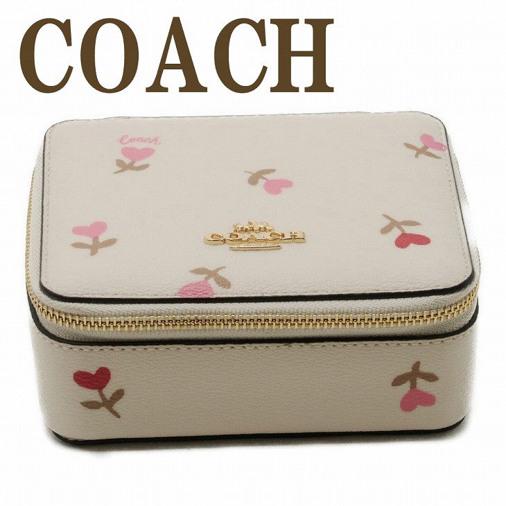 新作 コーチ ランキング ジュエリー アクセサリー用品 ジュエリーボックス ジュエリーボックス レディース Coach 人気 ジュエリーボックス コーチ Coach ジュエリーケース ポーチ ケース ハート 花 フローラル 鏡 C2904imcah ブランド 人気