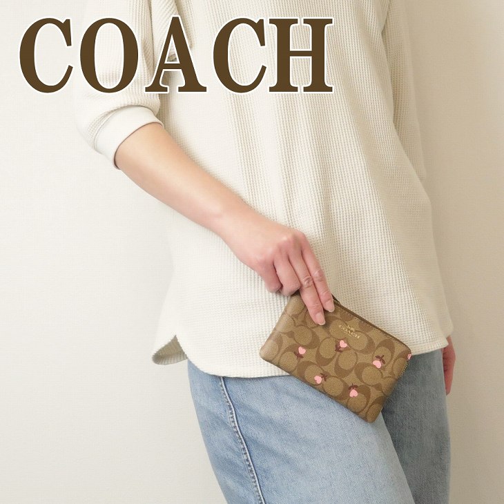 コーチ COACH ポーチ クラッチバッグ ハンドポーチ 財布 レディース リストレット 花 ハート フローラル ピンク C3301IMQA4 【ネコポス】 ブランド 人気