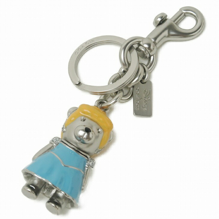 コーチ コラボ 財布 ケース キーホルダー キーリング 正規 アウトレット 人気 コーチ 新作 ランキング コーチ Coach キーホルダー レディース キーリング ベアー ベア クマ ディズニー コラボ プリンセス シンデレラ C0266svblm ネコポス ブランド 人気 贅沢屋