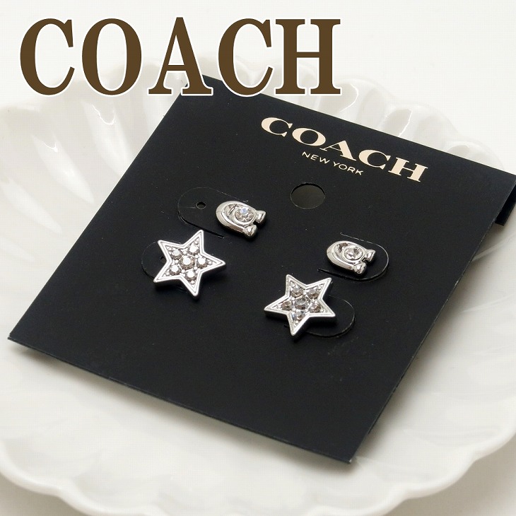 楽天市場】コーチ COACH ピアス ラインストーン ビジュー リング 一粒