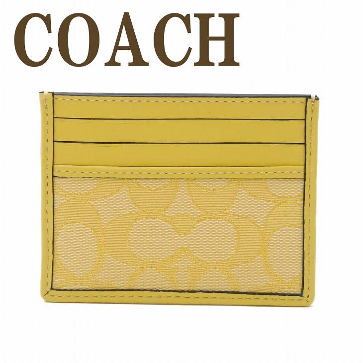 国産 コーチ Coach レディース カードケース メンズ 名刺入れ 定期券入れ パスケース 男女兼用