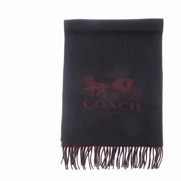 コーチ Coach 187ne9 カシミヤ ストール ブランド ホースキャリッジ マフラー メンズ レディース 人気 男女兼用 馬車 人気no 1 マフラー