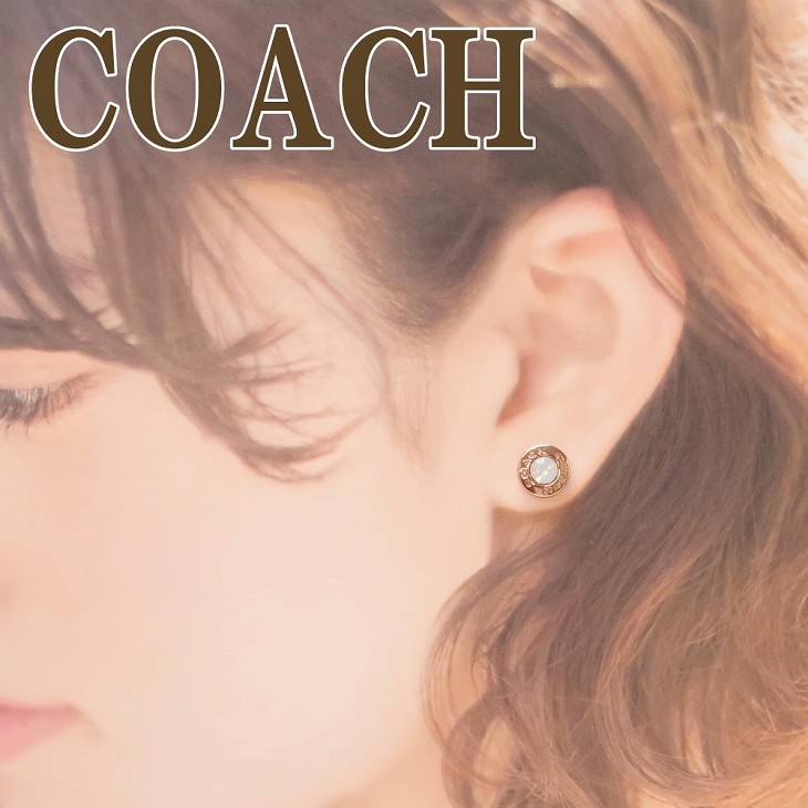 COACH コーチ　ゴールド　ラインストーン　ピアス　両耳 COACH コーチ ゴールド ラインストーン ピアス 両耳 119760.jpg