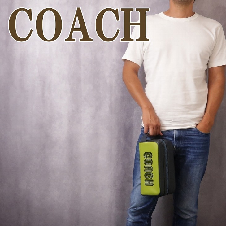 コーチ職 COACH 御徒面子 メンズ 二つ目御徒面子 クラッチペダル御徒面子 二つ目合切袋 C7007QBTP3 ブランド名 一般受け