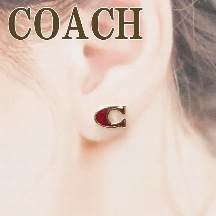 コーチ COACH ピアス ロゴ スタッド アクセサリー CF982VAO 【ネコポス】 ブランド 人気｜贅沢屋
