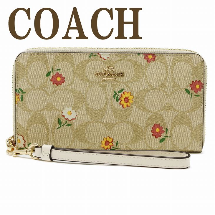 楽天市場】コーチ COACH 財布 レディース 長財布 花柄 ラウンドファスナー ピンク シグネチャー 2859IME7V ブランド 人気 : 贅沢屋