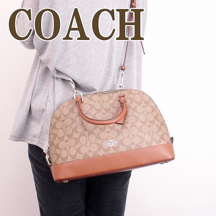 楽天市場 コーチ バッグ Coach ショルダーバッグ レディース 2way 斜めがけ トートバッグ シグネチャー レザー ハンドバッグ imbdx ブランド 人気 贅沢屋