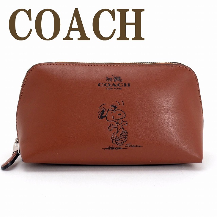 楽天市場 コーチ ポーチ Coach コスメポーチ 化粧ポーチ スヌーピー コラボ 658svsd ブランド 人気 贅沢屋